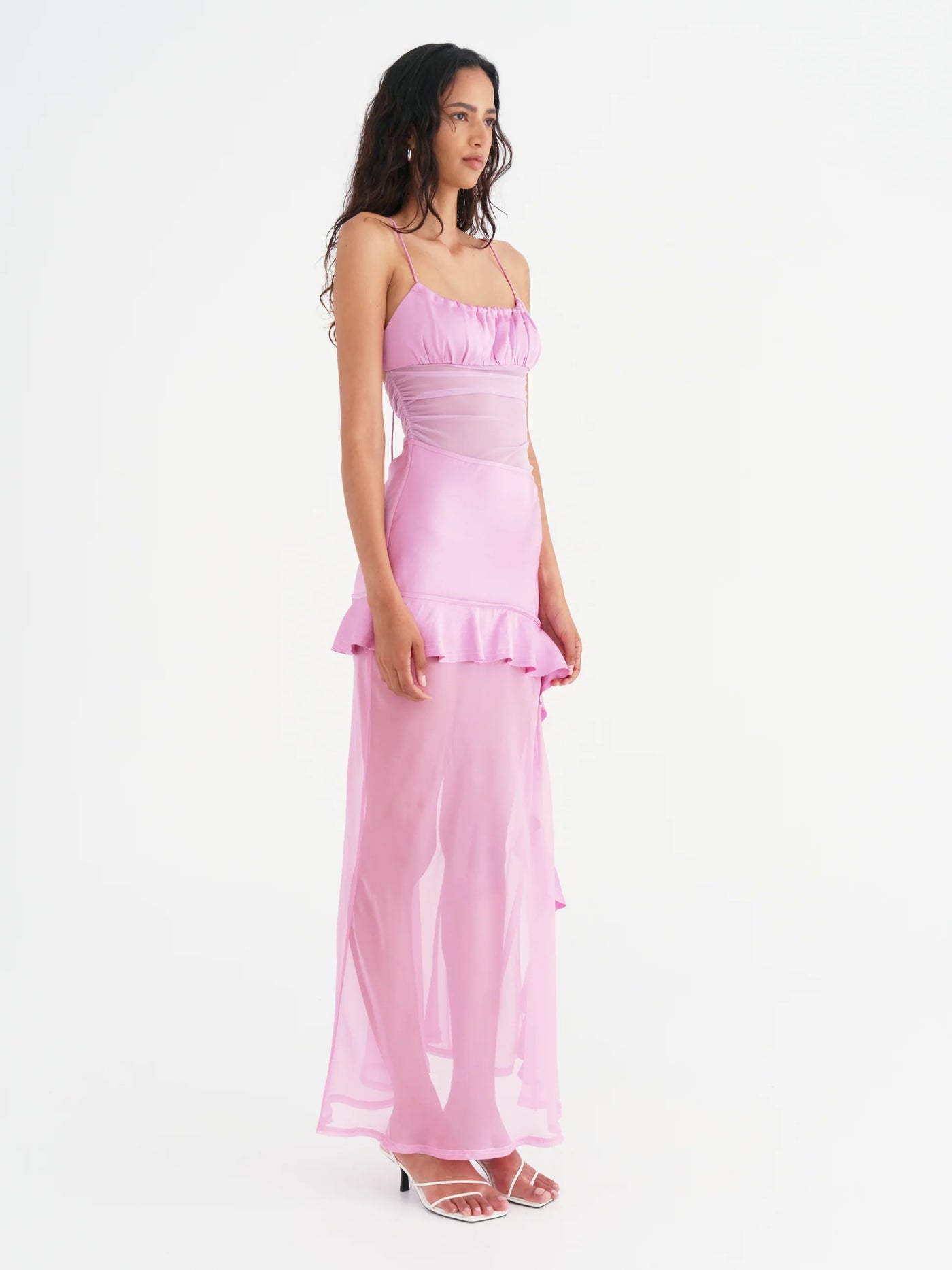 Delilah Maxi Dress (Bubblegum)