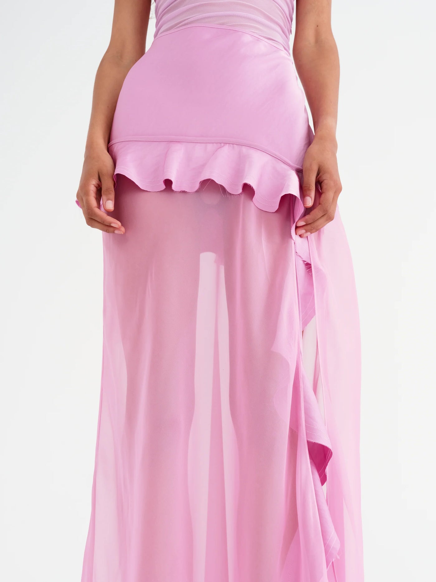 Delilah Maxi Dress (Bubblegum)