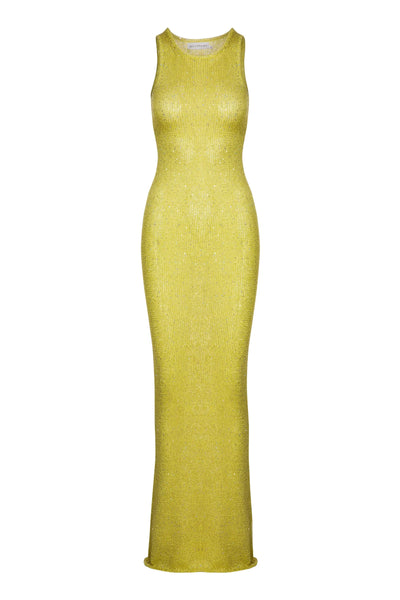 Natalia Dress (Chartreuse Yellow)