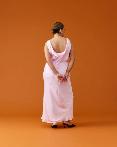 Firebird Cowl Gown (Pink)