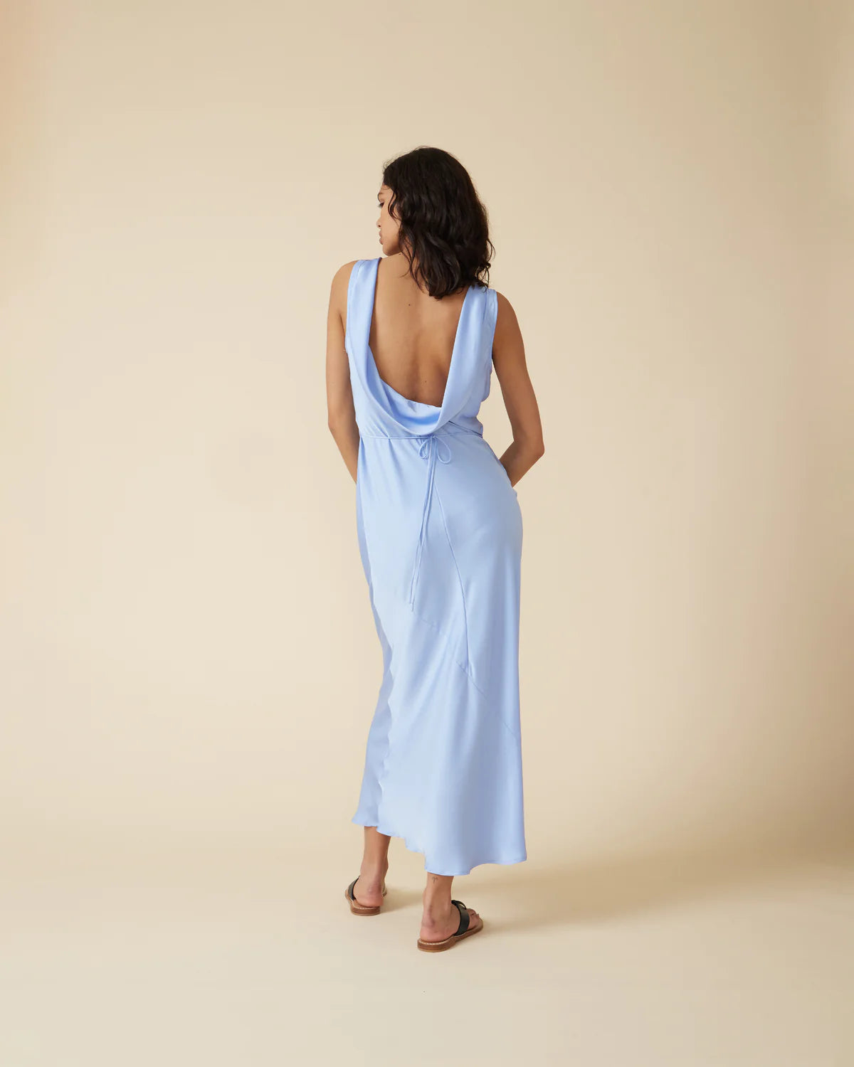 Firebird Cowl Gown (Blue)