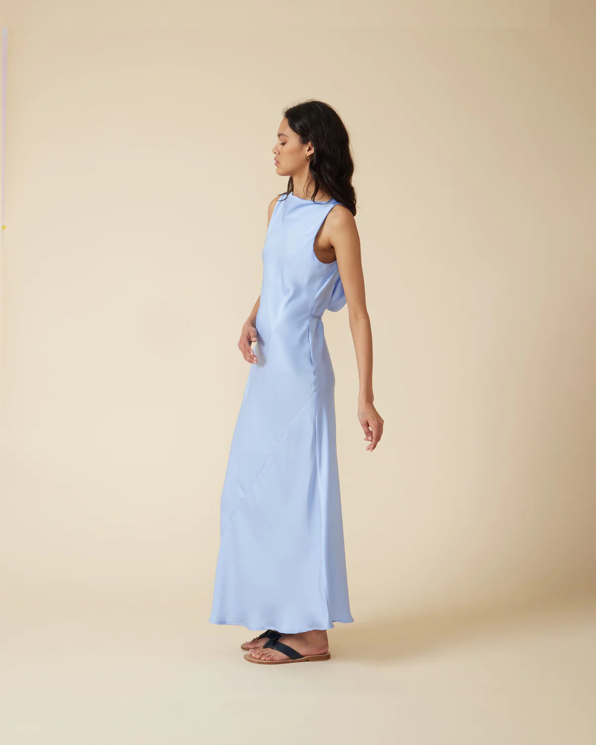 Firebird Cowl Gown (Blue)