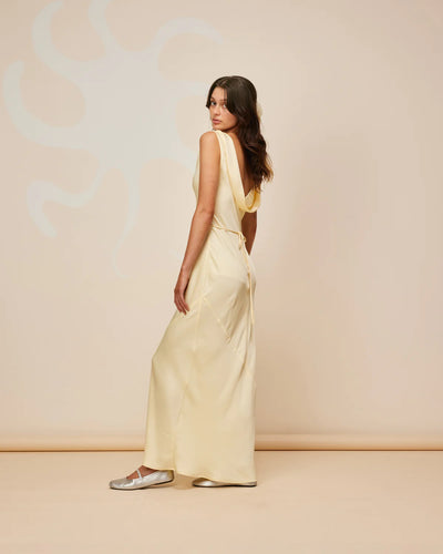 Firebird Cowl Gown (Butter)