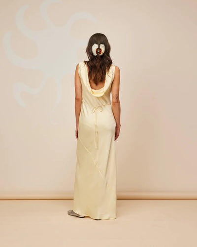 Firebird Cowl Gown (Butter)