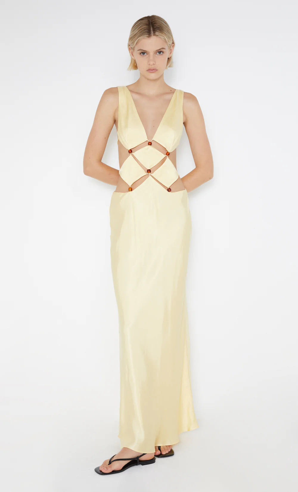 Agathe Diamond Dress (Yellow)