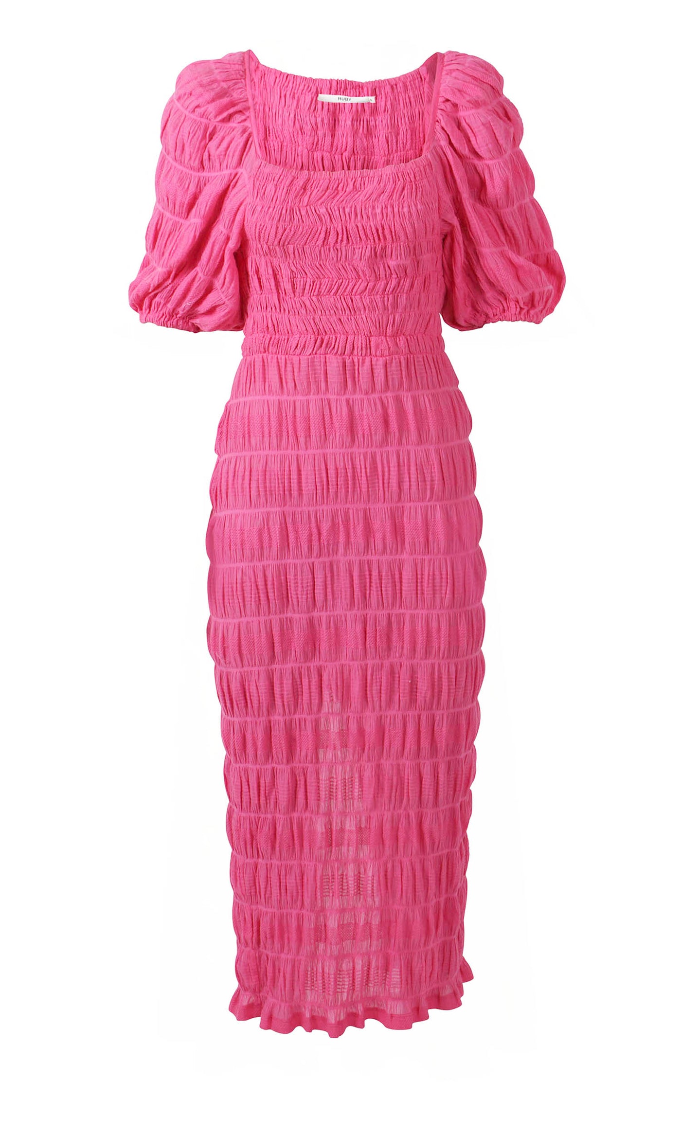 Mirella Puff Sleeve (Hot Pink)