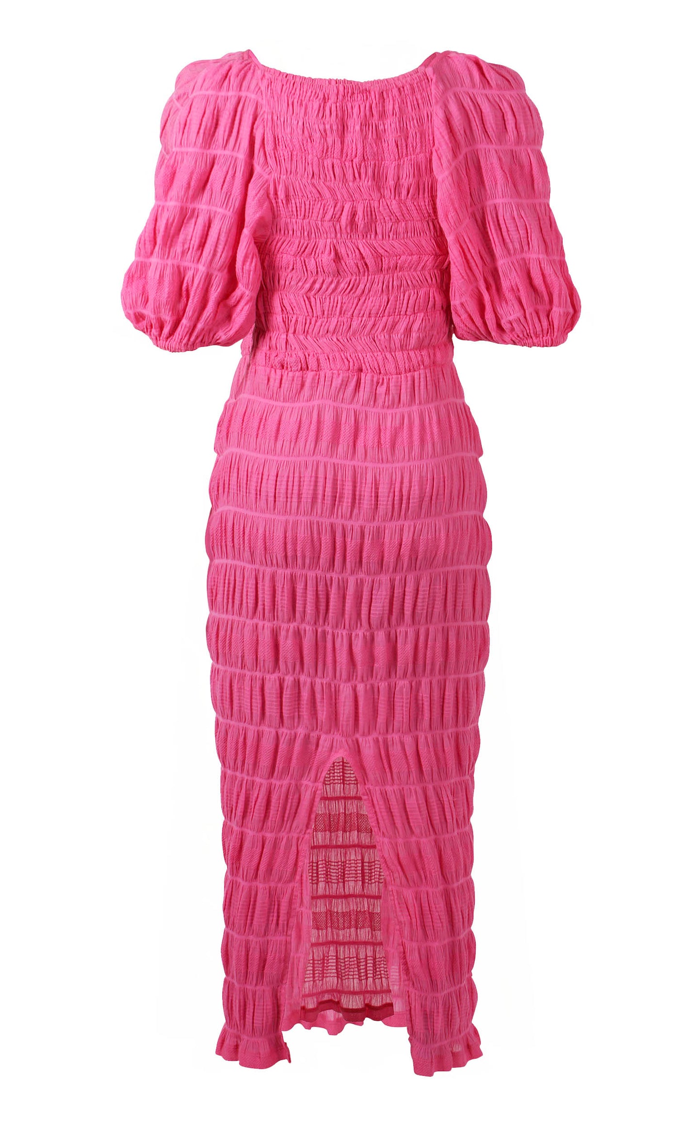 Mirella Puff Sleeve (Hot Pink)