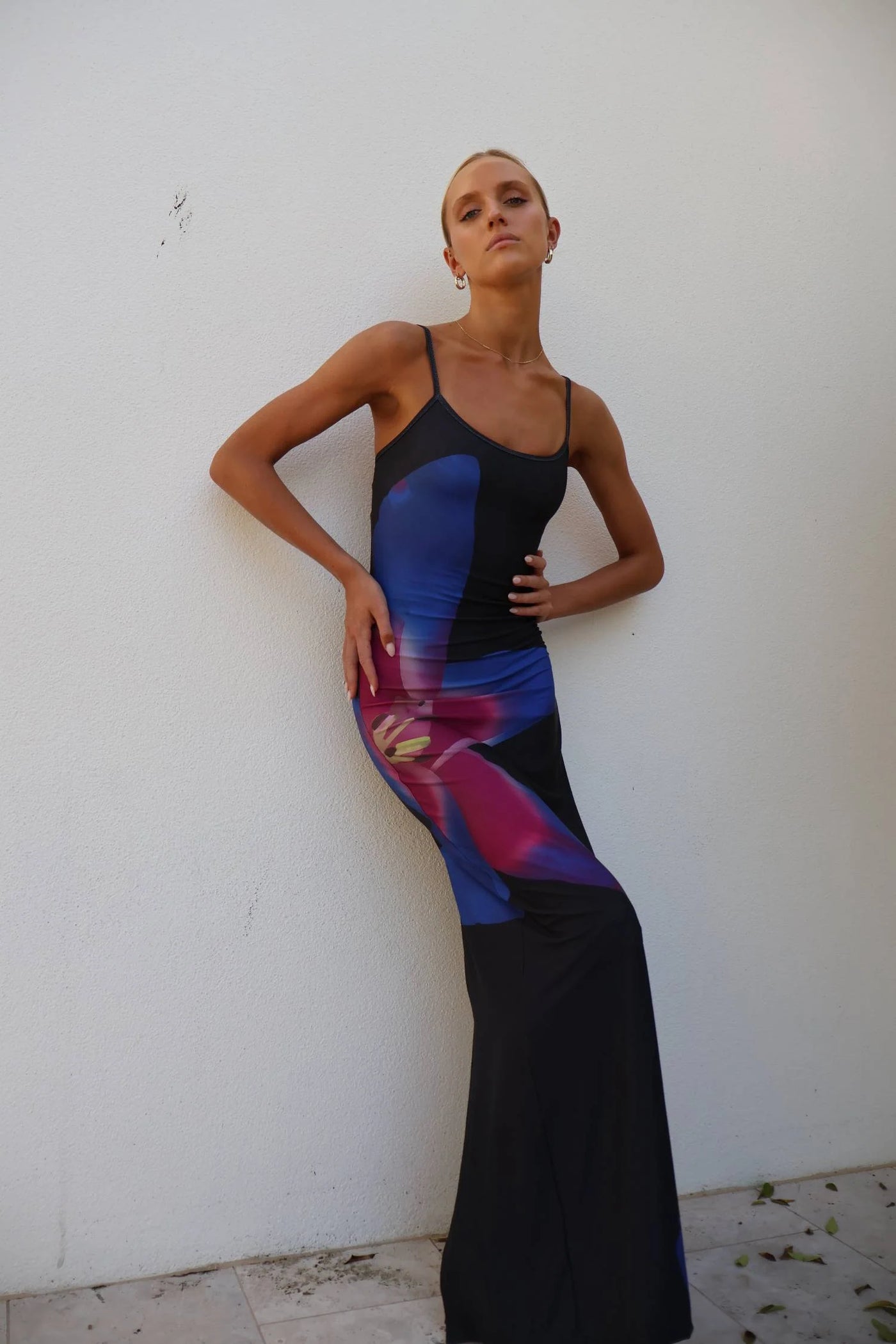 Midnight Lily Maxi Slip