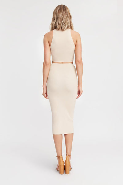 Lola Cut Out Sleeveless (Oat) FOR SALE