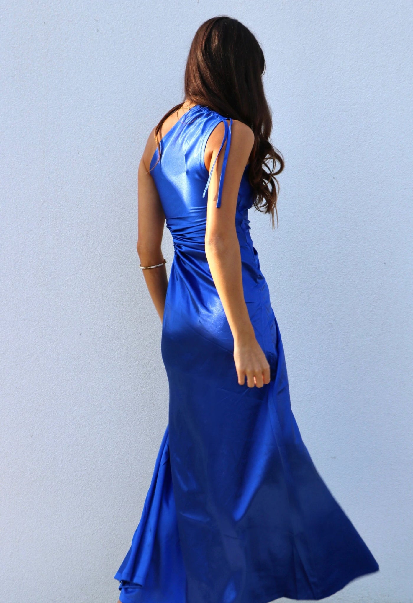 NOUR COBALT BLUE MAXI DRESS