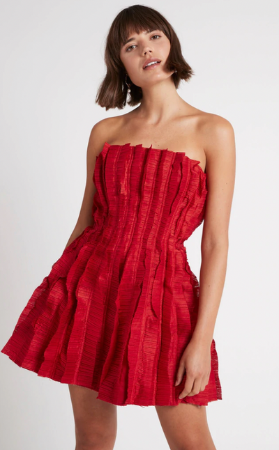 Hybrid Mini Dress (Red)