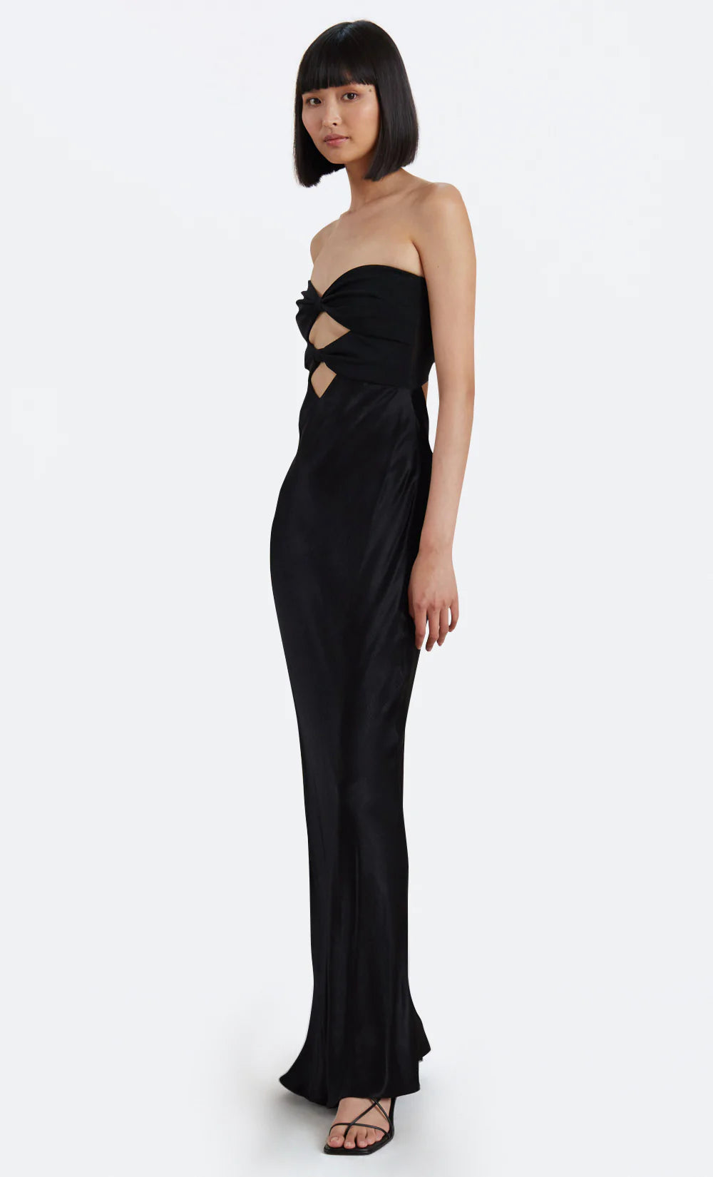 Halle Strapless Dress (Black)