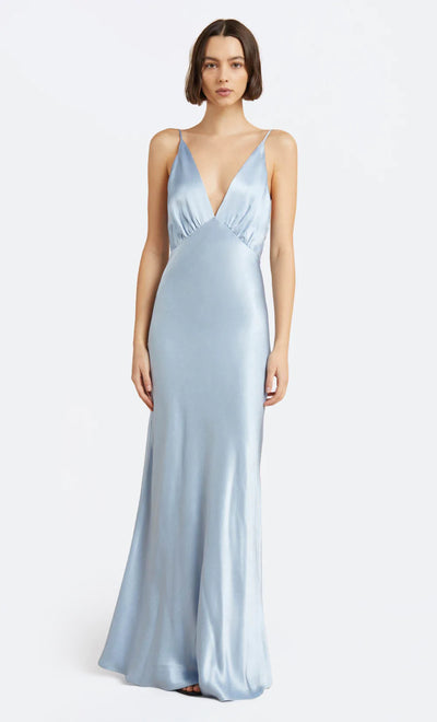 Lorelai V Neck Maxi (Blue)