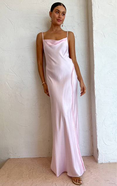 Joelle Split Maxi (Quartz Pink)