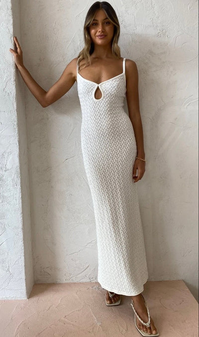 Effie Knit Key Maxi (Ivory)