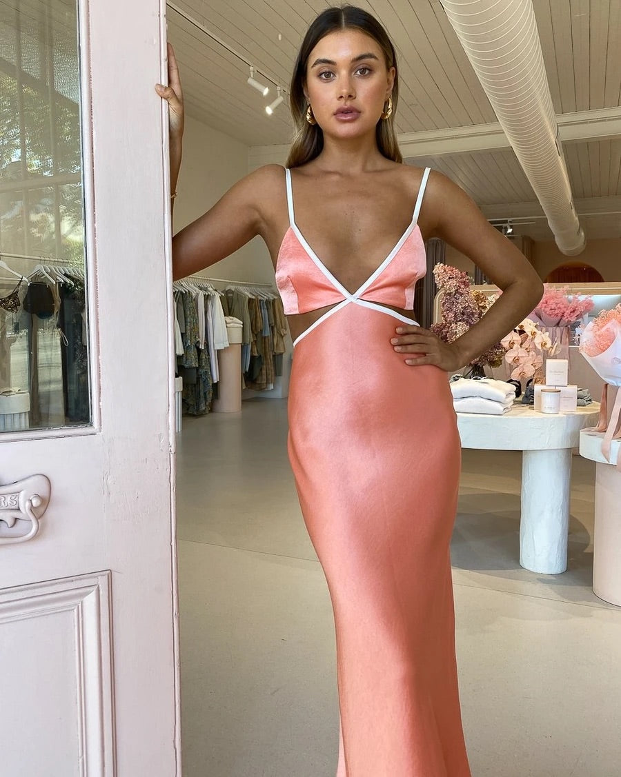 Veronique Maxi (Coral)